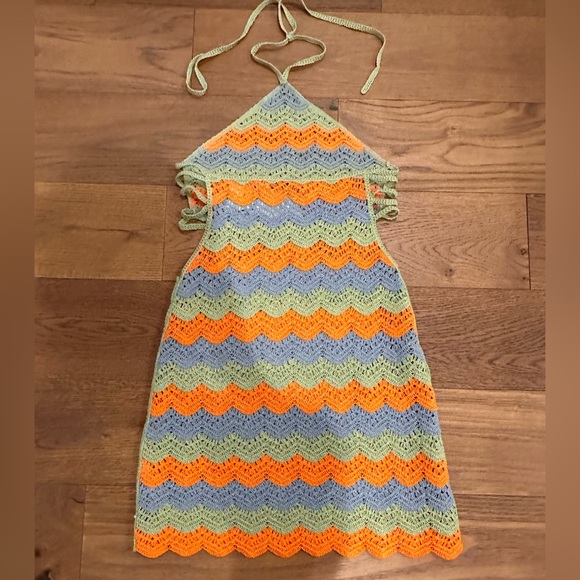 NWT LIMITED EDITION Zara Cutout Crochet Dress - Picture 3 of 4